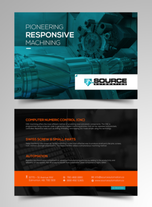 Sales Brochure- Generic Line Card 215mm x 140mm | Diseño de Flyer por ecorokerz