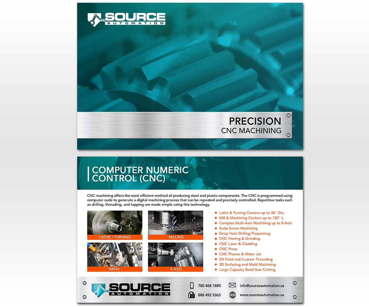 Flyer Design by Luniere Designs for Source Automation Inc | Design #20446825