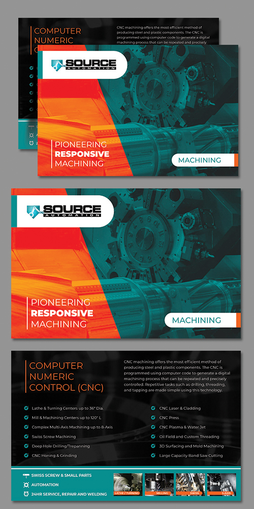 Flyer Design by BLUE WINGS for Source Automation Inc | Design #20404464