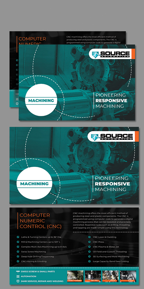 Flyer Design by BLUE WINGS for Source Automation Inc | Design #20404480