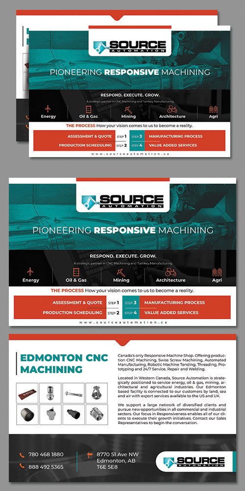 Flyer Design by BLUE WINGS for Source Automation Inc | Design #20404482