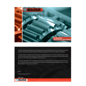 Diseño de Flyer por Adil Ashraf para Source Automation Inc | Diseño #20431878