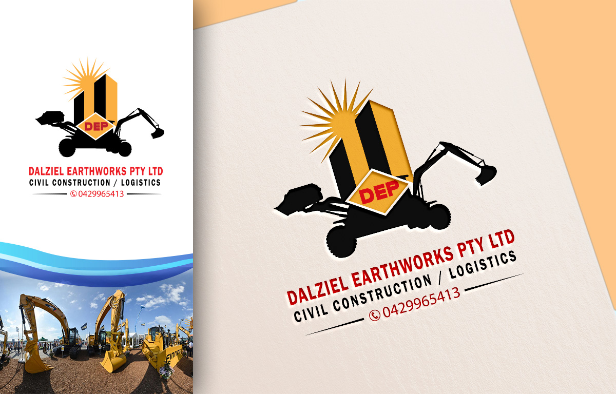 Logo Design by Wonderful design for Dalziel Earthworks Pty Ltd | Design #20398574