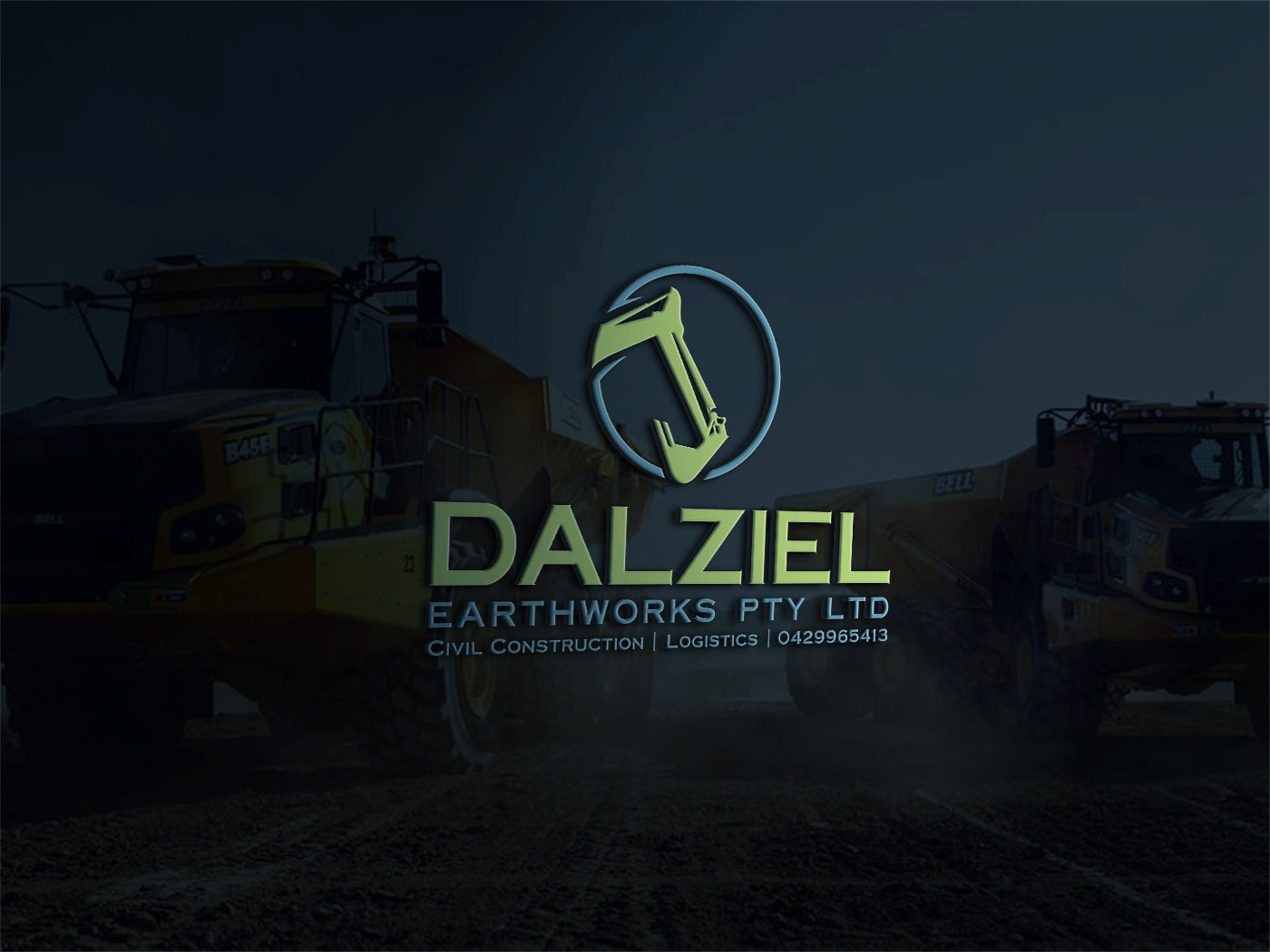 Logo Design by Deziners Zone for Dalziel Earthworks Pty Ltd | Design #20389376