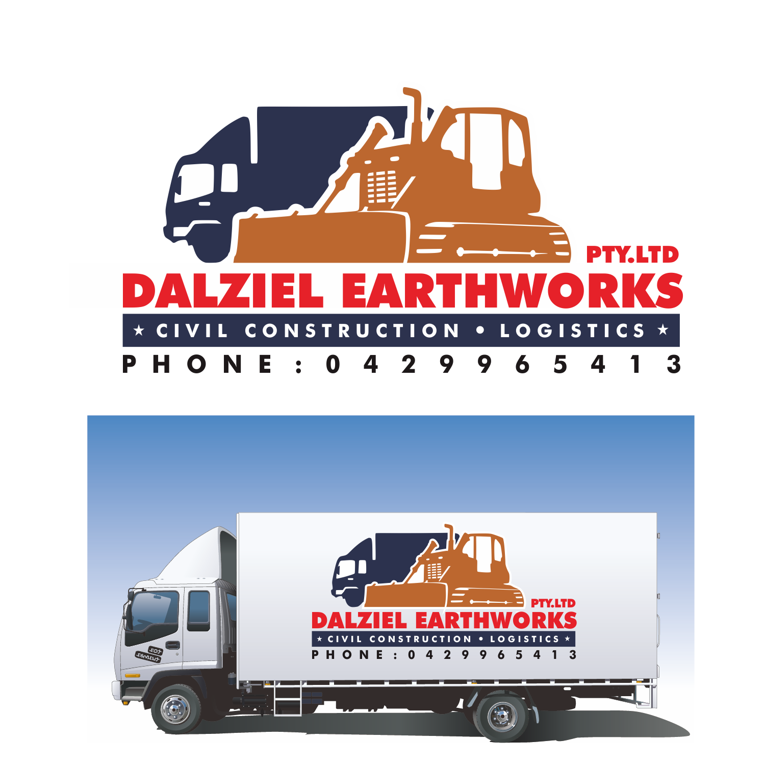 Diseño de Logo por zzzzz para Dalziel Earthworks Pty Ltd | Diseño #20458967