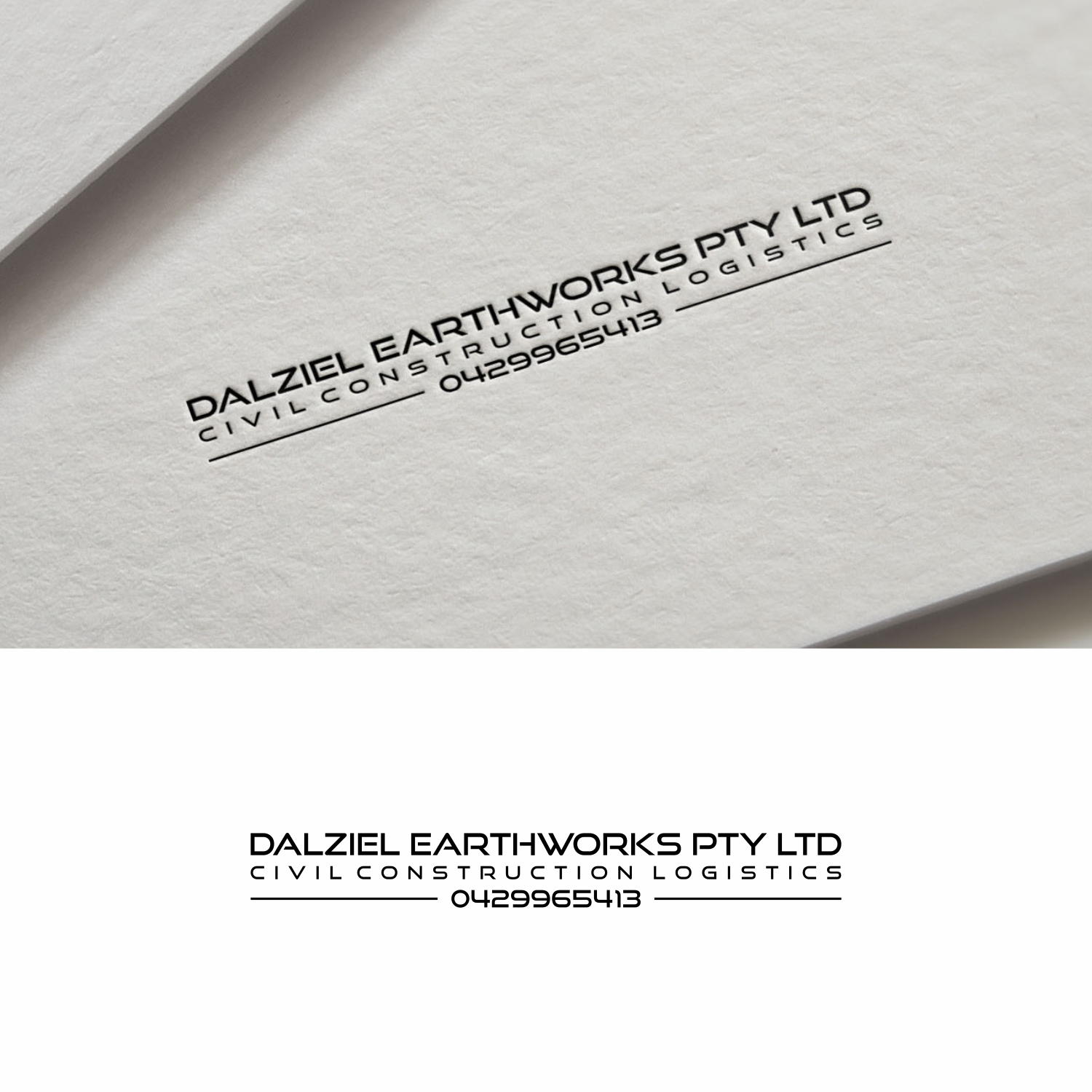 Logo Design by saher khan 2 for Dalziel Earthworks Pty Ltd | Design #20395724