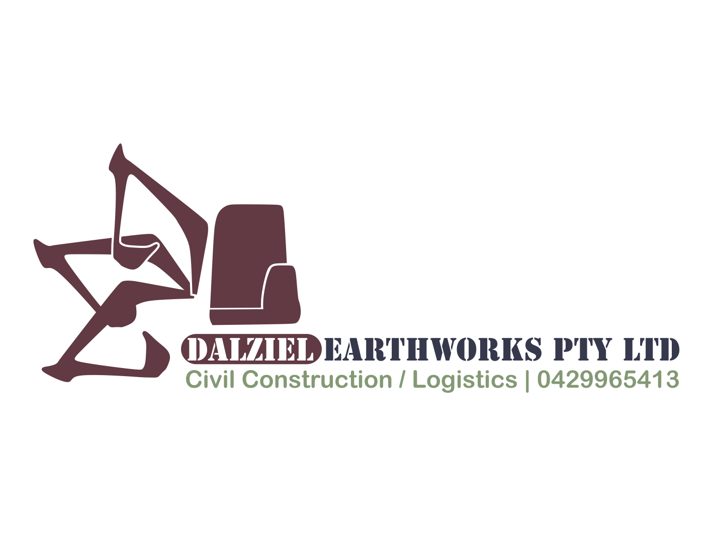Logo Design by alireza safari for Dalziel Earthworks Pty Ltd | Design #20790715