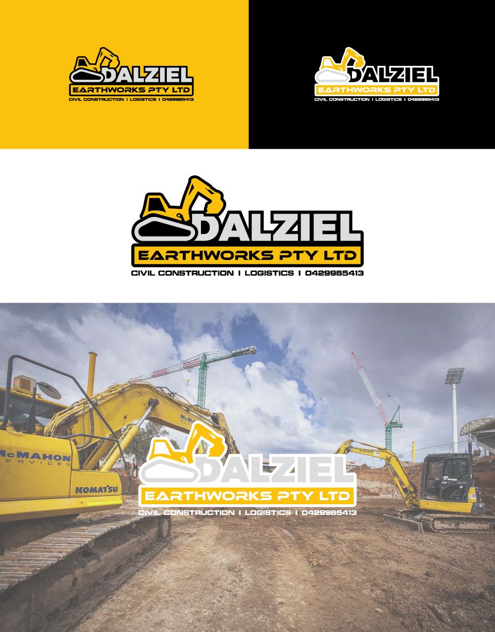 Diseño de Logo por Ash_king para Dalziel Earthworks Pty Ltd | Diseño #20396793