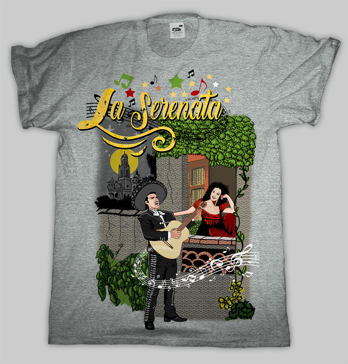 T-shirt Design by dundun for Dama De Oro Clothing | Design #20443213