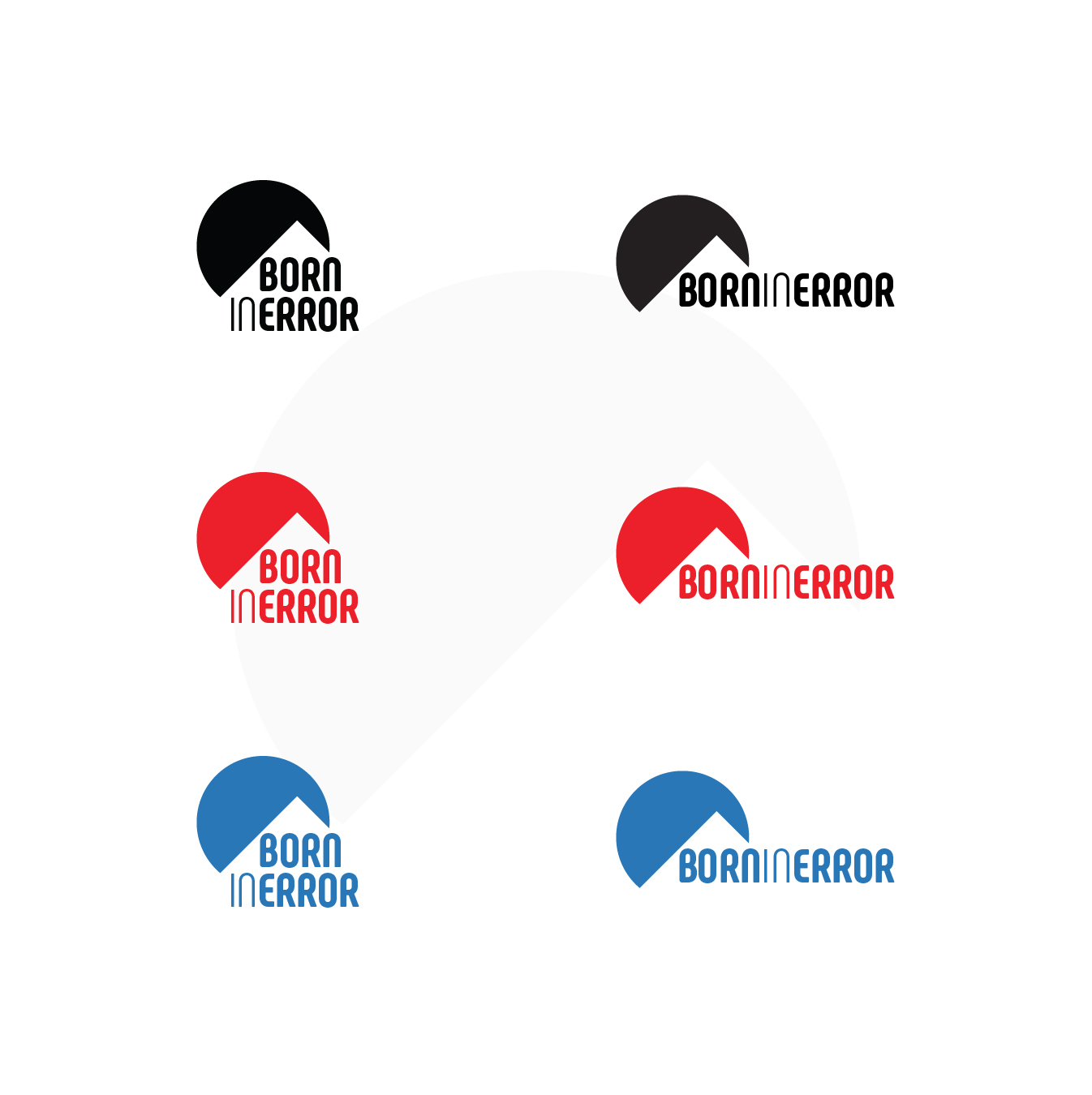 Logo Design by Ves-Boycheva for Born In Error | Design #20438208