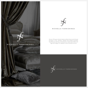 Nicholls Furnishings | Logo Design by madeli