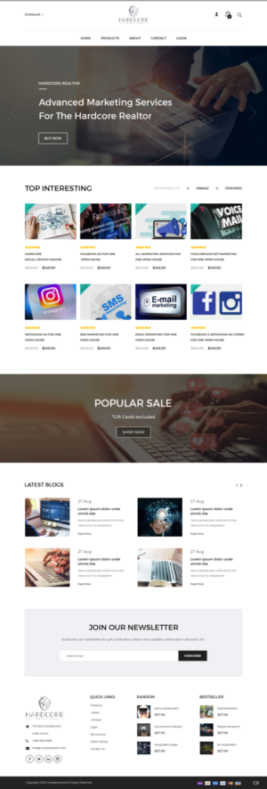 Diseño Web por pb para Shane | Diseño: #20403598