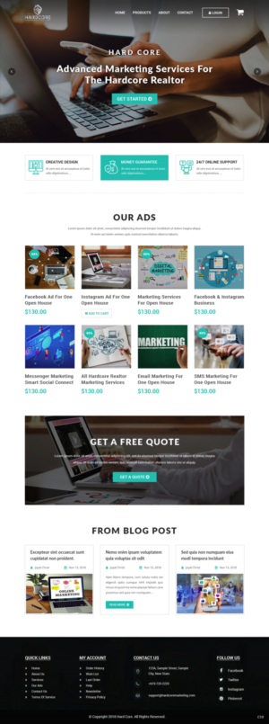 Web Design by pb for Shane | Design: #20403603