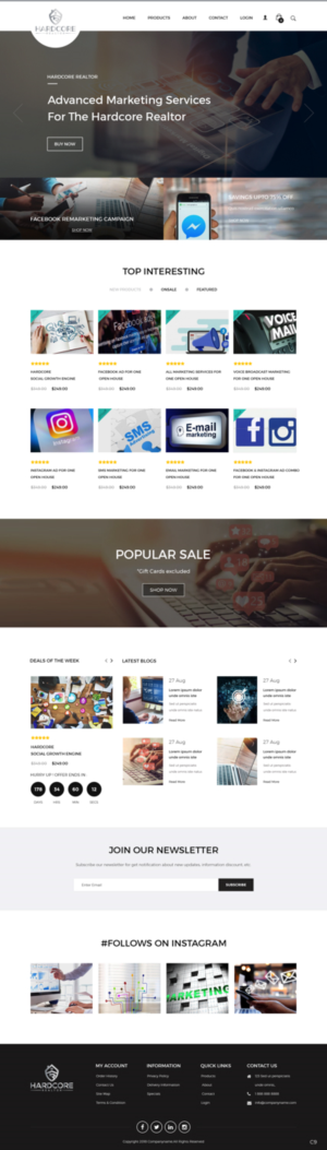 Web Design by pb for Shane | Design: #20403604