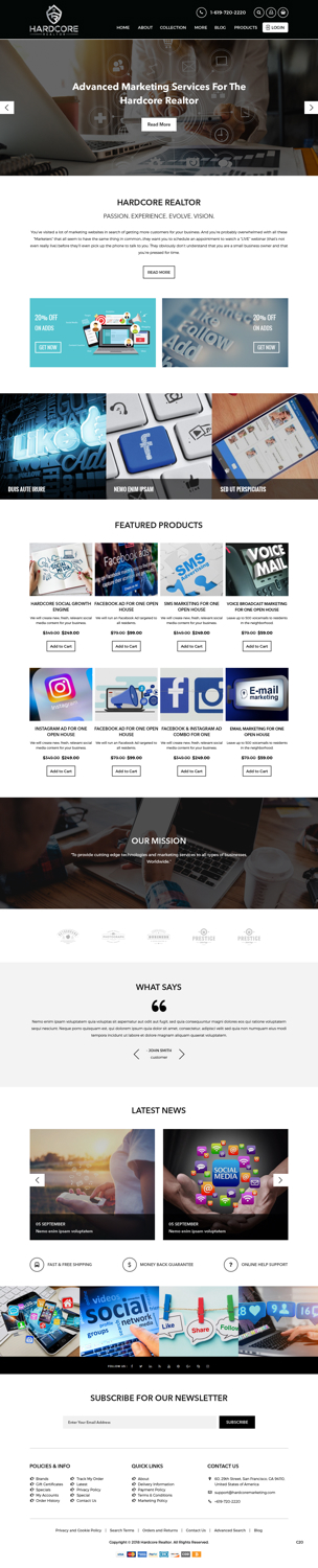 Diseño Web por pb para Shane | Diseño #20403605