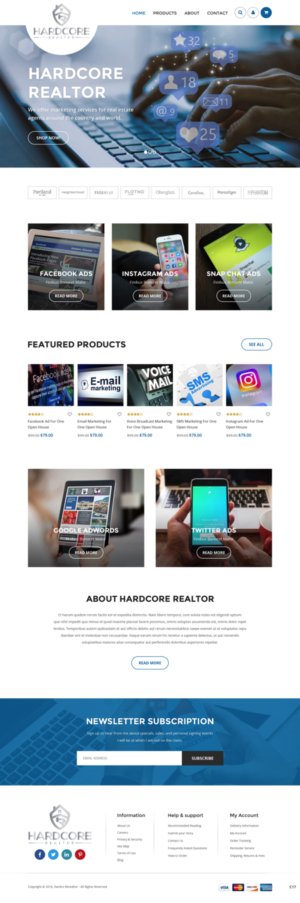 Web Design by pb for Shane | Design: #20403607