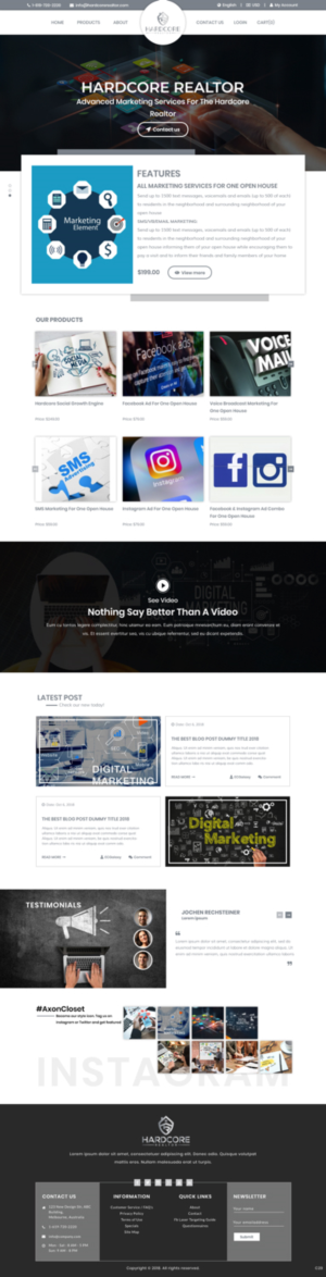 Web Design by pb for Shane | Design: #20403608