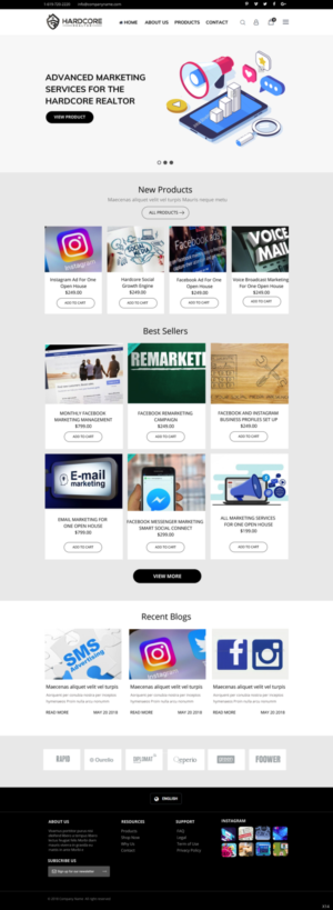 Web Design by pb for Shane | Design: #20403612