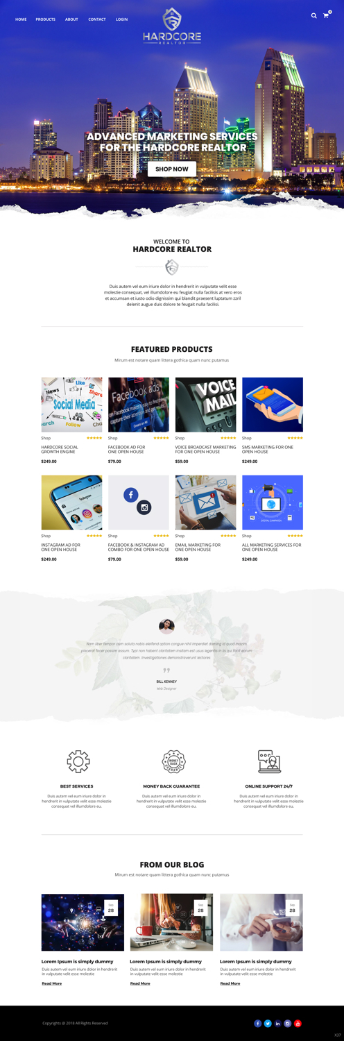 Diseño Web por pb para Shane | Diseño #20403617