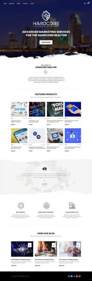 Web Design by pb for Shane | Design: #20413319