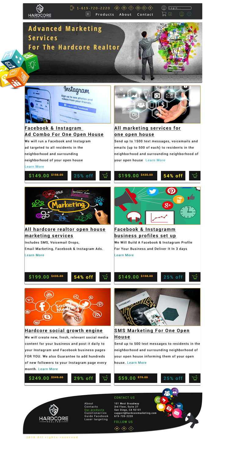 Web Design by Konstantin89 for Shane | Design #20438147