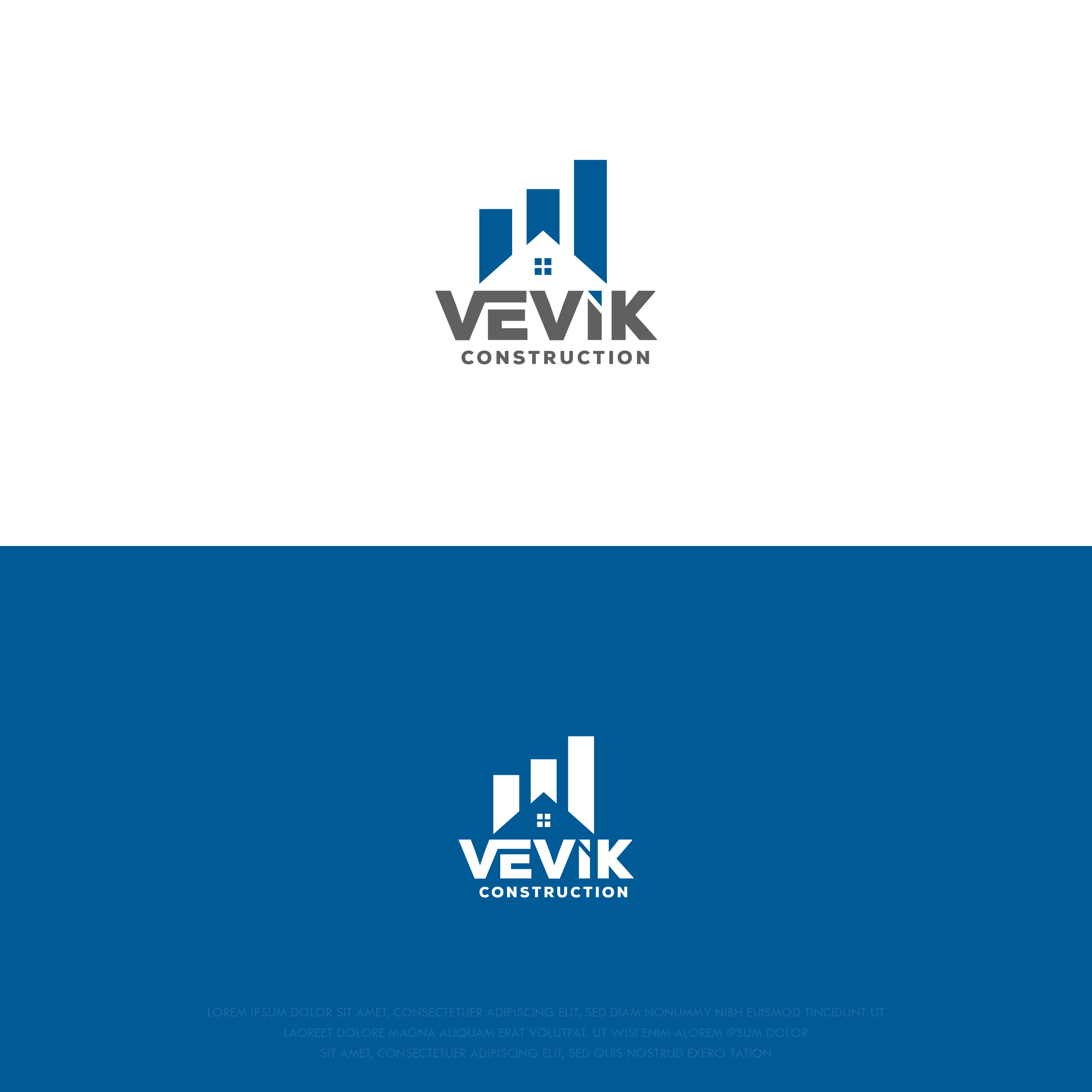 Diseño de Logo por Coneagles para Vevik Construction  | Diseño #20452211