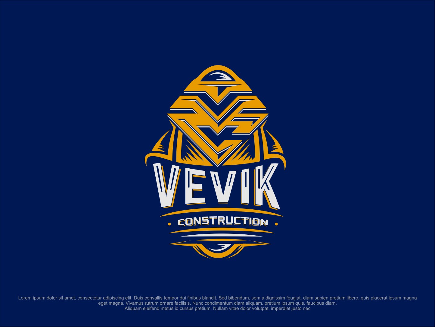 Logo Design by artswolf for Vevik Construction  | Design #20452672