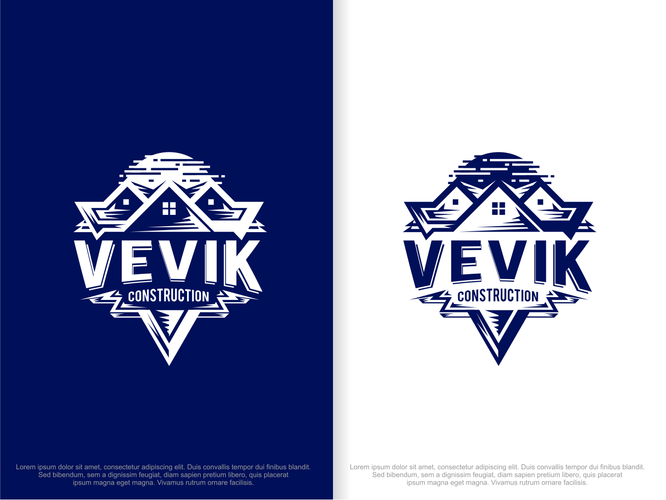 Logo Design by artswolf for Vevik Construction  | Design #20452674