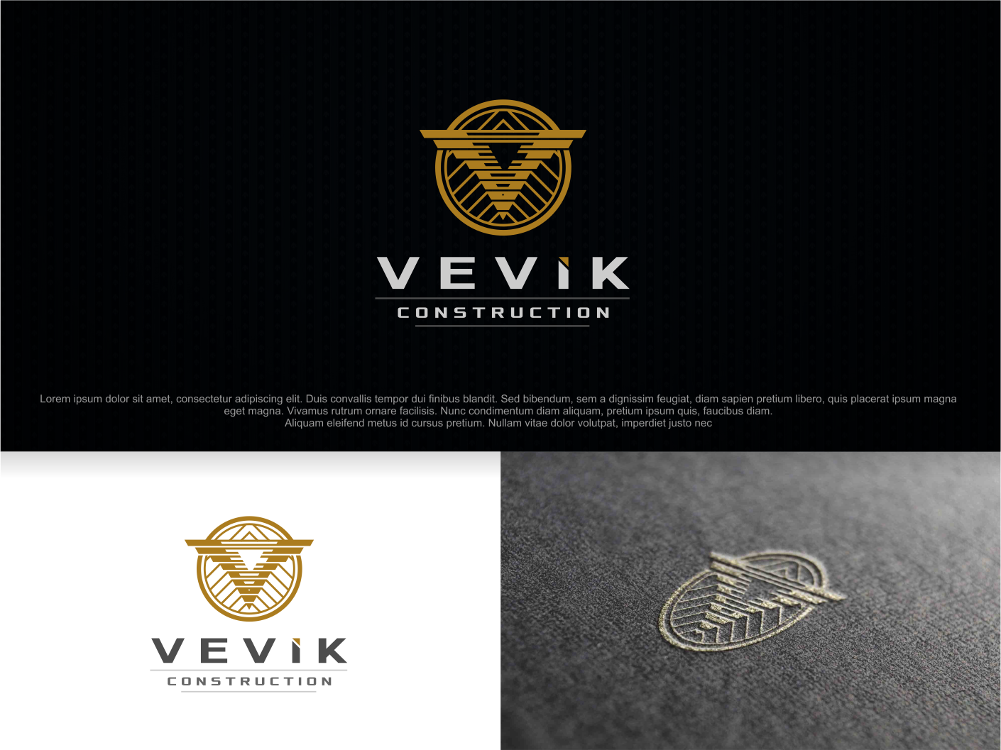 Logo Design by artswolf for Vevik Construction  | Design #20452677