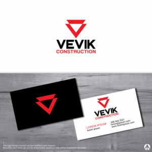 Logo Design by MBARO for Vevik Construction  | Design: #20453073