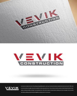 Logo Design by zingodesigns258 for Vevik Construction  | Design: #20413742