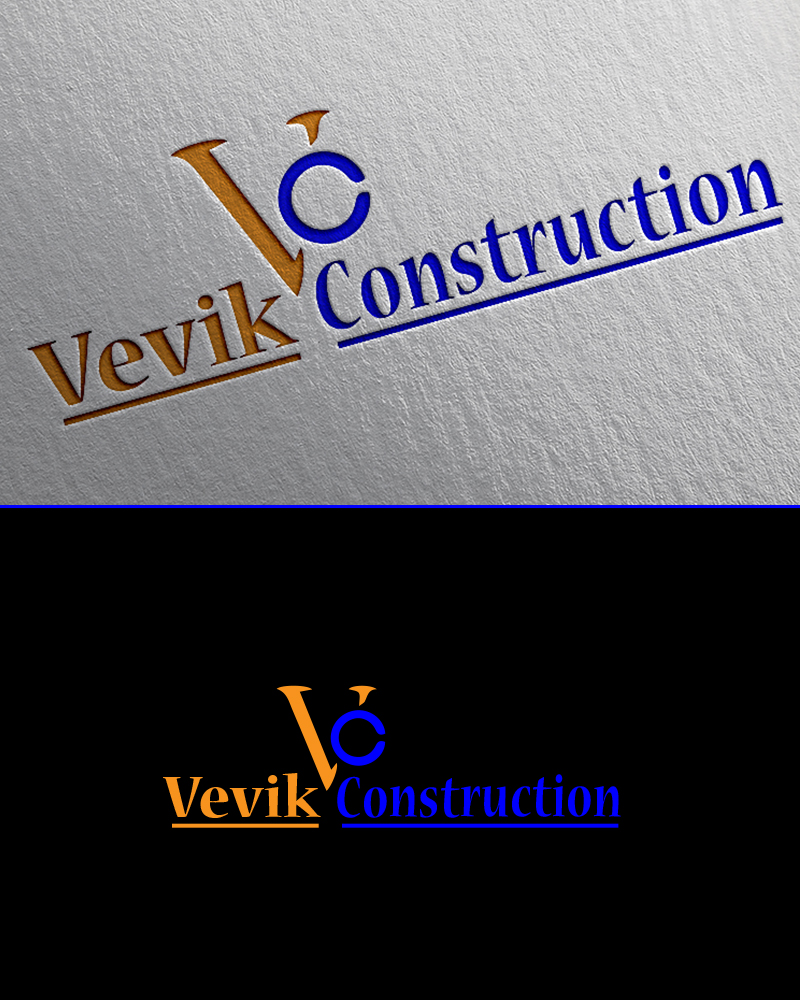 Logo Design by Eleeza Creative 2 for Vevik Construction  | Design #20403819