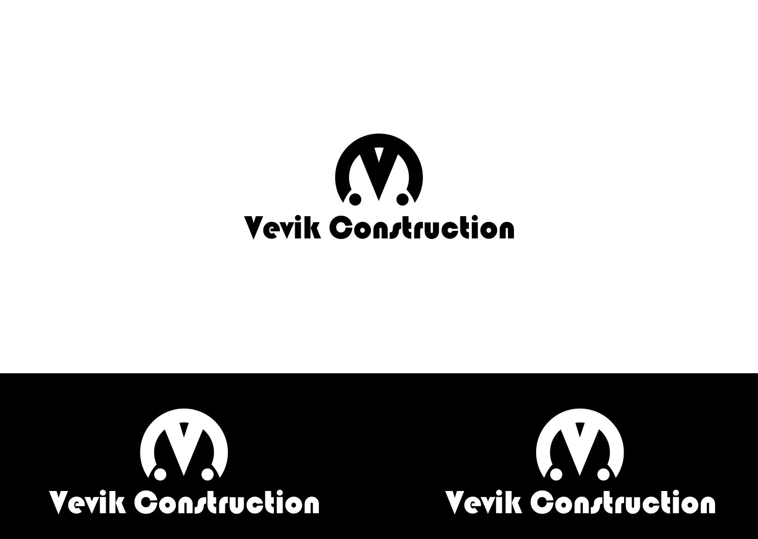 Logo Design by dani 9 for Vevik Construction  | Design #20403638