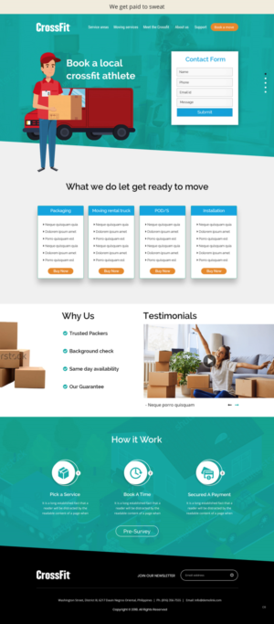 Web Design by pb for CrossFit Movers | Design: #20403620