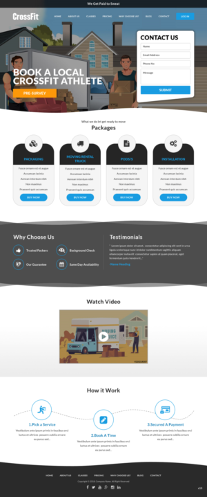 Web Design by pb for CrossFit Movers | Design: #20403621