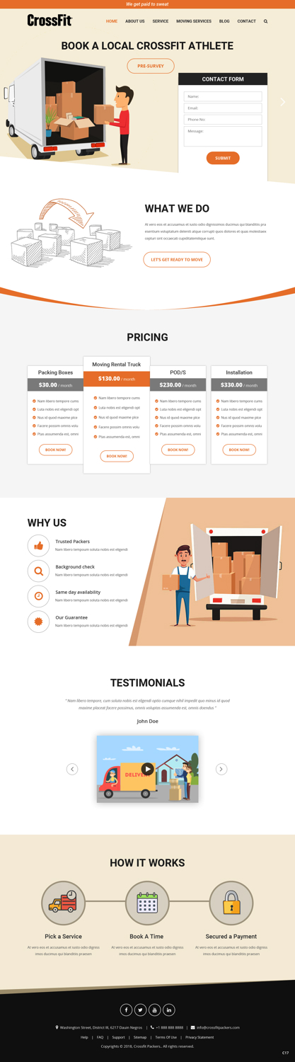 Web Design by pb for CrossFit Movers | Design #20403622