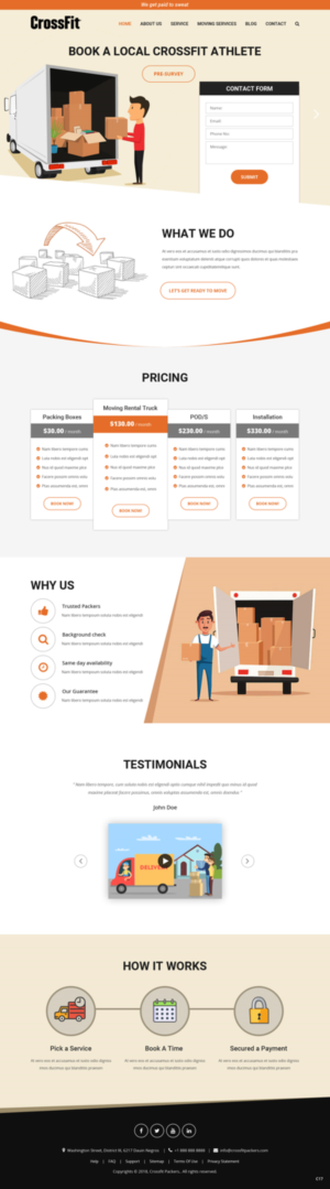 Web Design by pb for CrossFit Movers | Design: #20403622