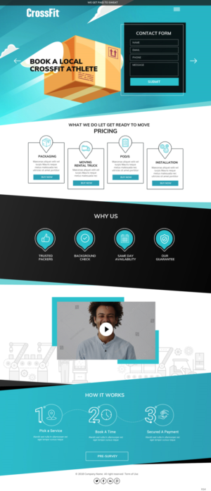 Web Design by pb for CrossFit Movers | Design: #20403623