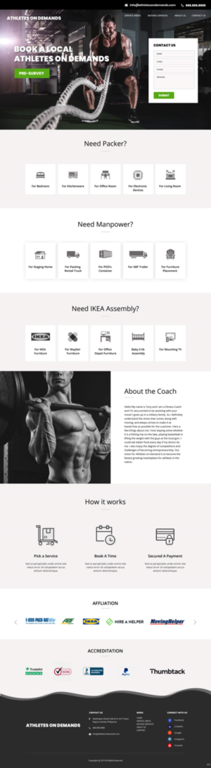 Web Design by pb for CrossFit Movers | Design: #21218553