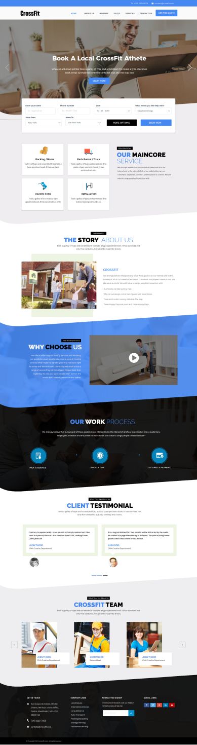 Web Design by WebPixel for CrossFit Movers | Design: #20402451