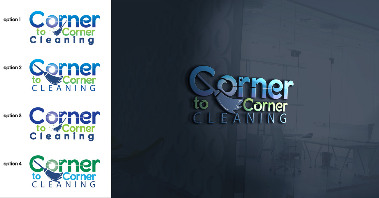 Design de Logo par DesignConnection Impressive Sol pour Corner to Corner Cleaning Inc | Design : #20534790