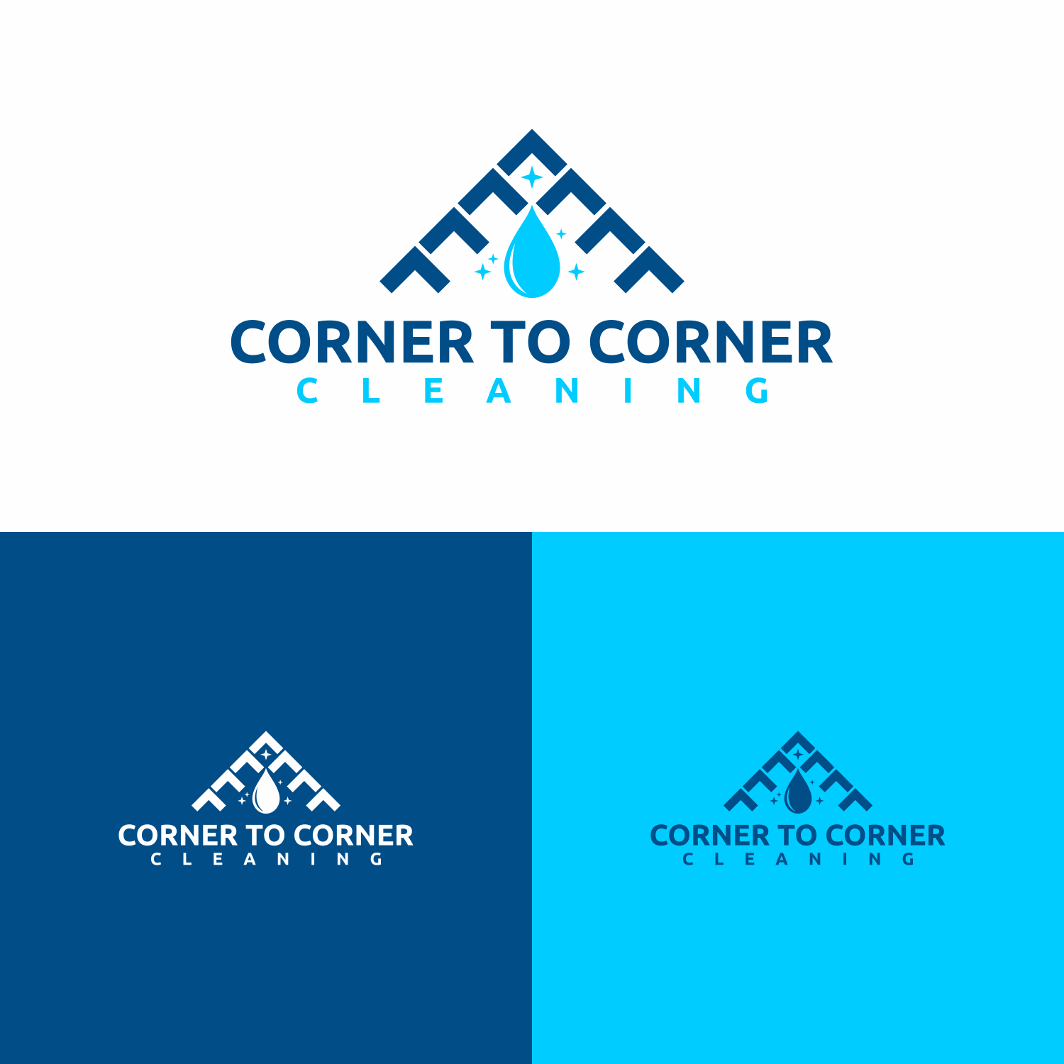 Logo Design by Khalik for Corner to Corner Cleaning Inc | Design #20402492