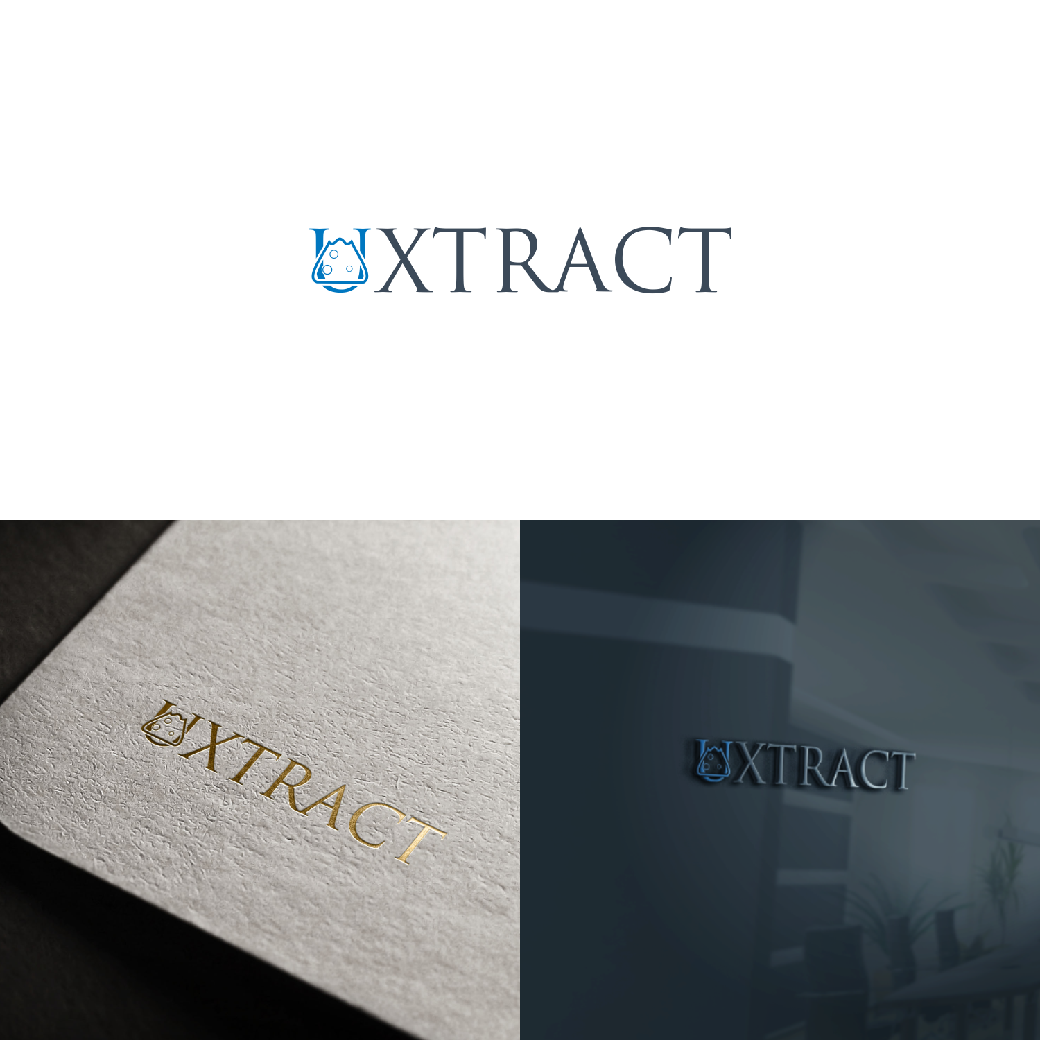 Logo Design by anggun diantorro 2 for Uxtract | Design #20404667