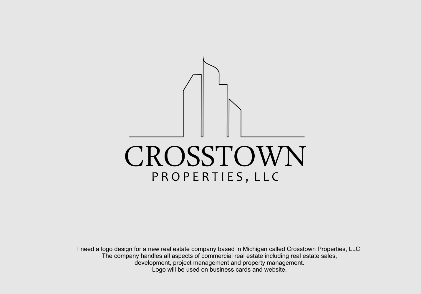 Diseño de Logo por aWanDesign para Crosstown Properties | Diseño #20398491