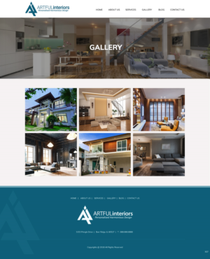 Web-Design von pb für Artful Interiors | Design: #20433797