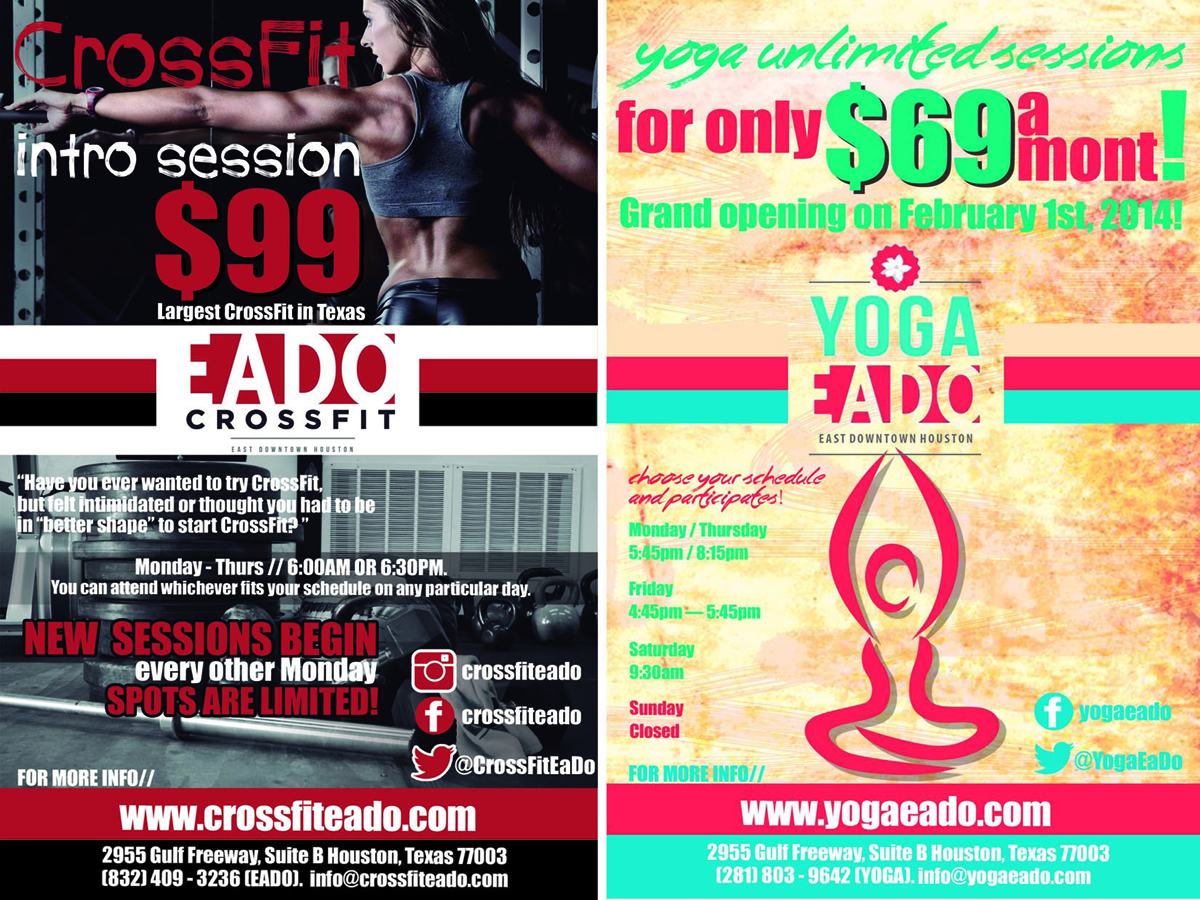 Flyer Design by moria13 for Crossfit EaDo LLC | Design #2979939