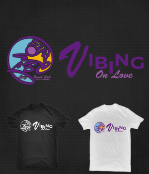T-shirt Design by SpaGGy for VIBING ON LOVE LLC | Design: #20407839