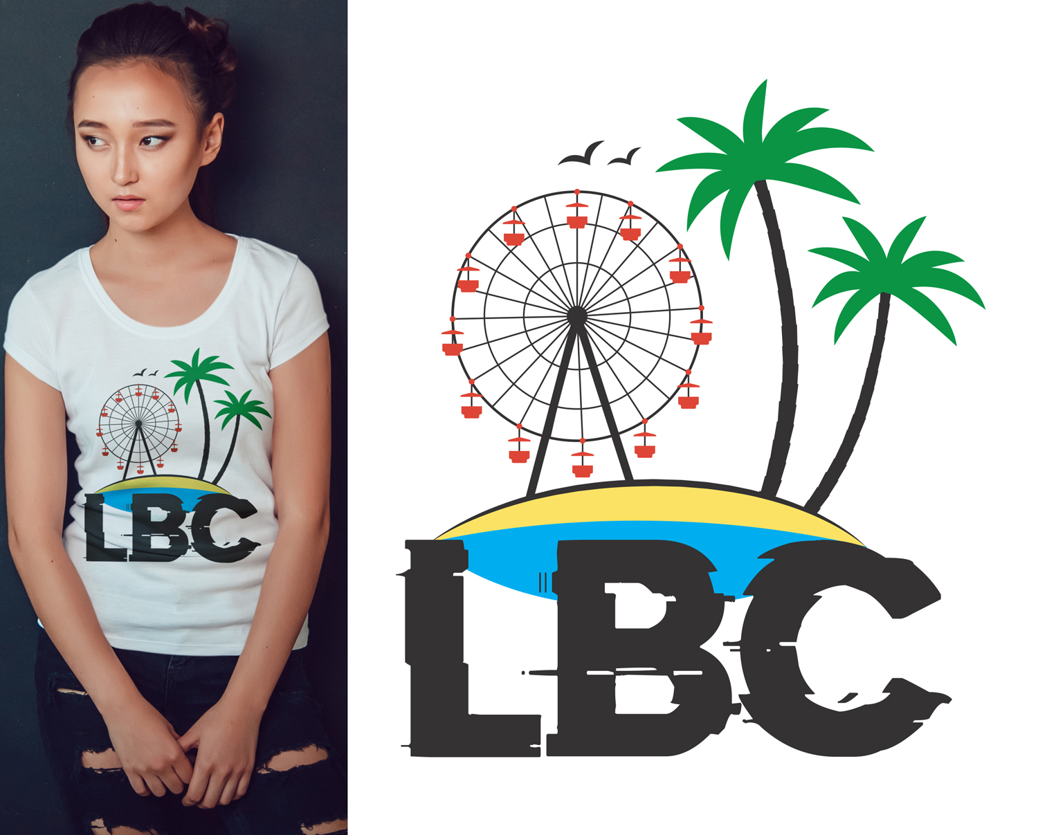 T-shirt Design by Impressive Solutions for VIBING ON LOVE LLC | Design #20401165