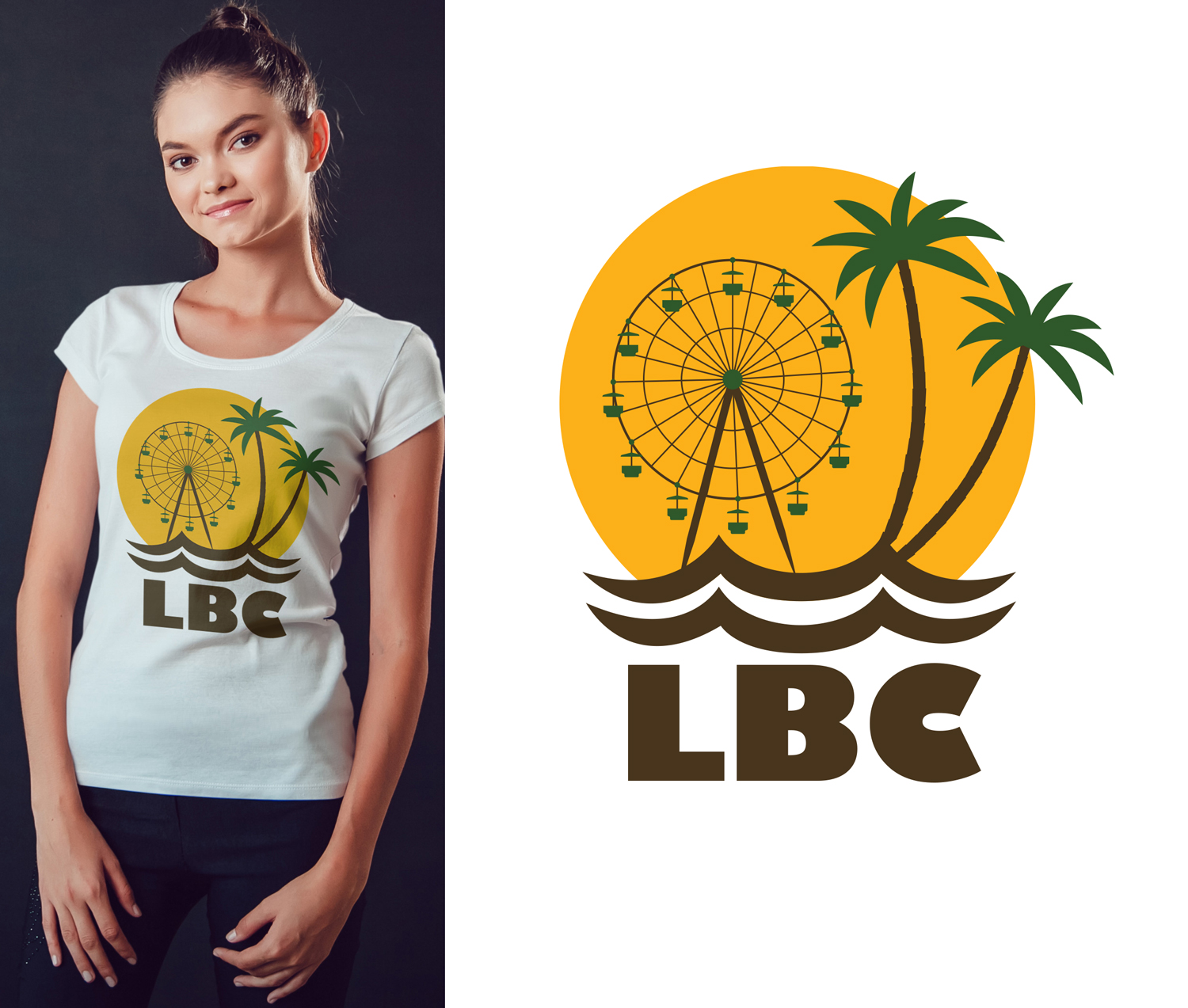 T-shirt Design by Impressive Solutions for VIBING ON LOVE LLC | Design #20401166
