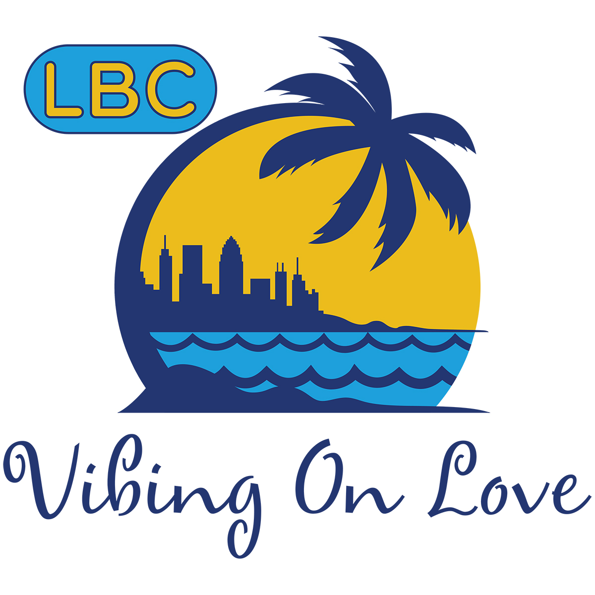 T-shirt Design by Oceankai for VIBING ON LOVE LLC | Design #20398392